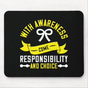 Corona Awareness - Brings Responsibility Mouse Mat