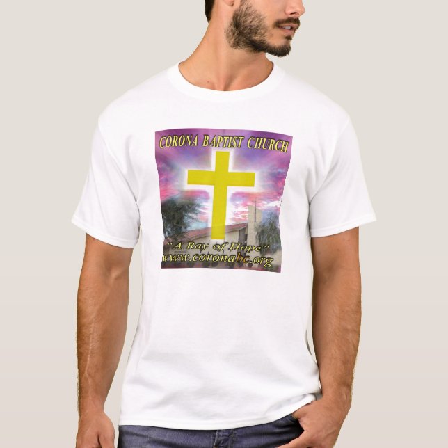 Corona Baptist Church Colour Logo T-Shirt (Front)