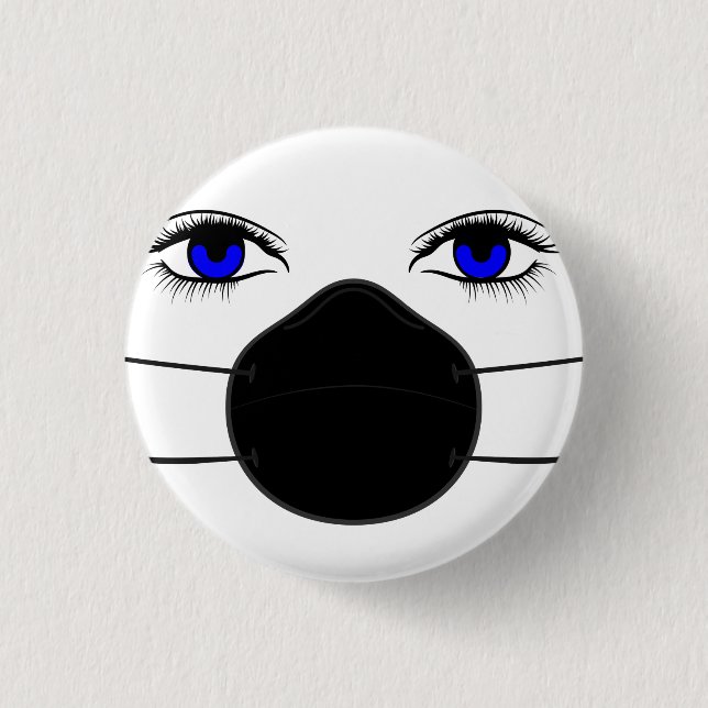Corona Eyes Button (Front)