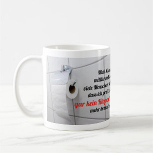 Corona-Krisen-Humour in Deutschland! Coffee Mug