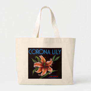 Corona Lily Large Tote Bag