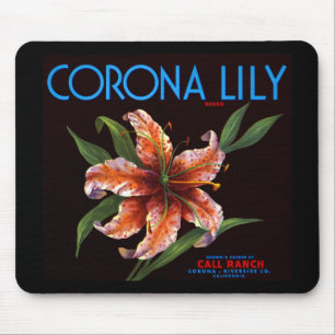 Corona Lily Mouse Mat