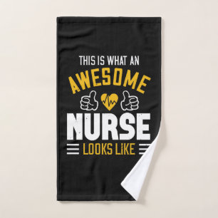 Corona Nurses - Awesome Nurse Hand Towel