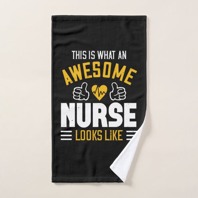 Corona Nurses - Awesome Nurse Hand Towel (Hand Towel)