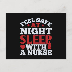 Corona Nurses - Feel Safe At Night Postcard