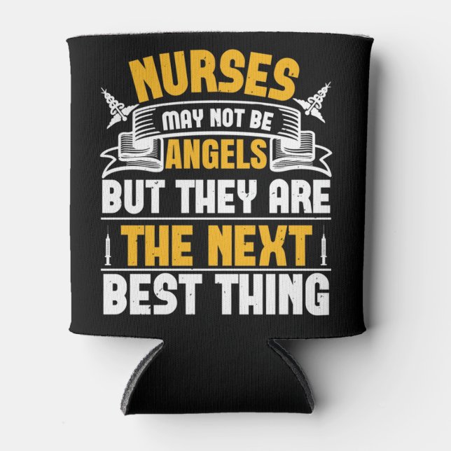 Corona Nurses May Not Be Angels Can Cooler (Front)