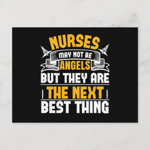 Corona Nurses May Not Be Angels Postcard