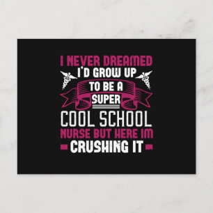 Corona Nurses - Super Cool School Nurse Postcard