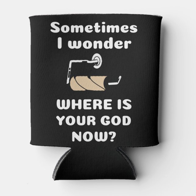 Corona Toilet Paper - Where Is Your God Can Cooler (Front)