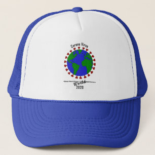 corona virus hat