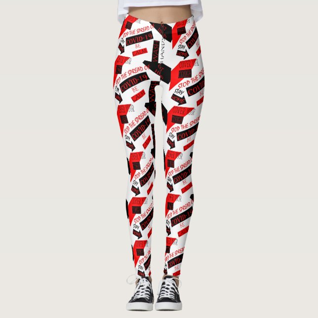 CORONA VIRUS LEGGINGS (Front)