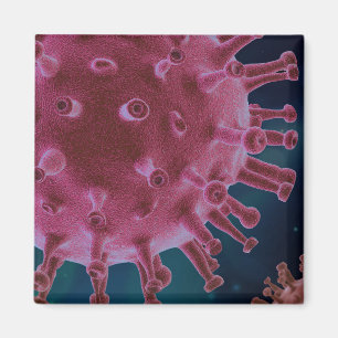 Corona Virus Microbiology Magnet