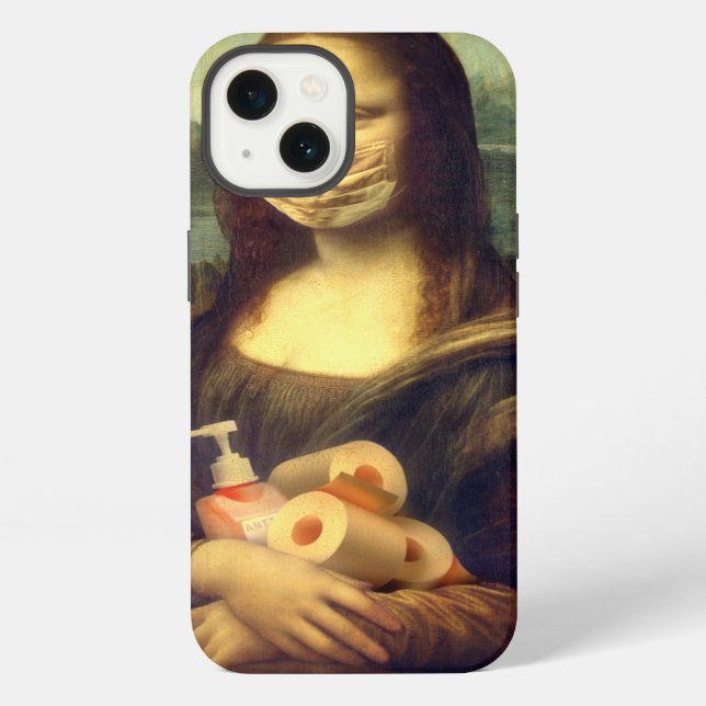 Corona Virus Portrait iPhone Case (Back)