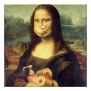 Corona Virus Portrait Poster