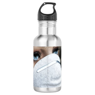 Corona Virus Protective Mask 532 Ml Water Bottle