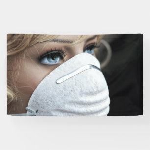 Corona Virus Protective Mask Banner
