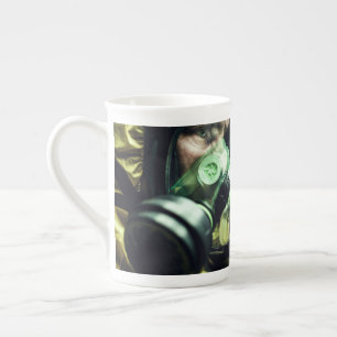 Corona Virus Protective Mask Bone China Mug