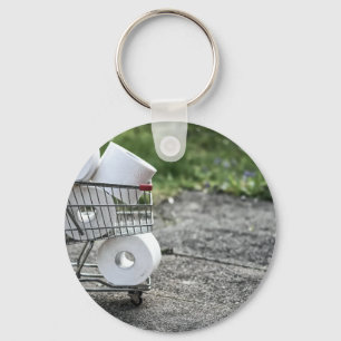 Corona Virus Protective Mask Key Ring