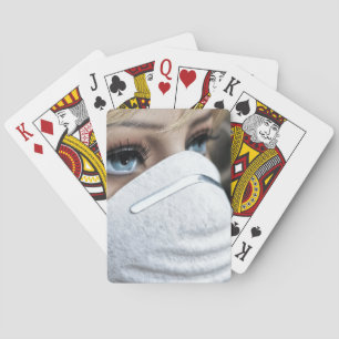 Corona Virus Protective Mask Playing Cards