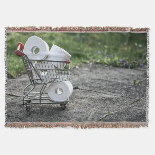 Corona Virus Protective Mask Throw Blanket