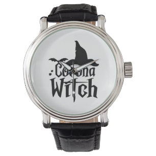 Corona Witch Halloween , Funny Halloween , Watch