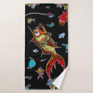 Corona Worries bath towel