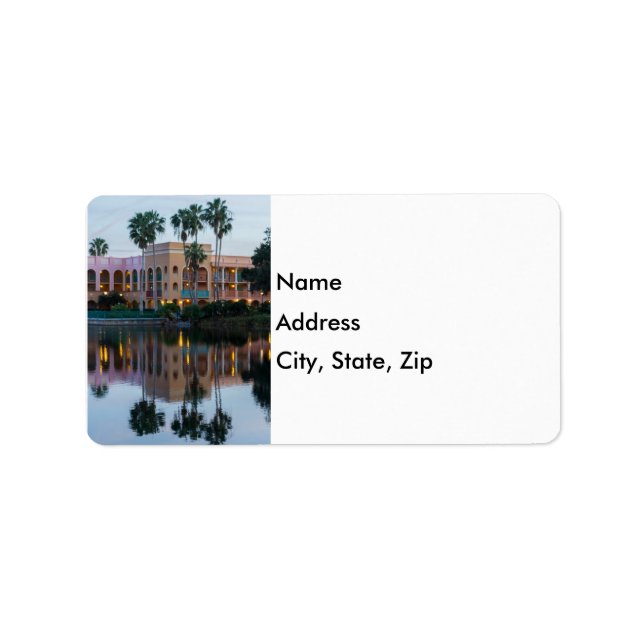 Coronada Springs Reflections Label (Front)