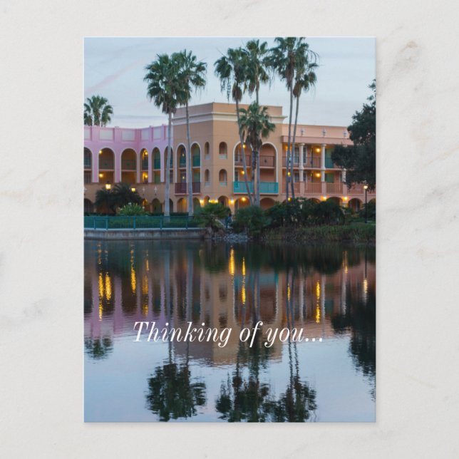 Coronada Springs Reflections Thinking Of You Postcard (Front)