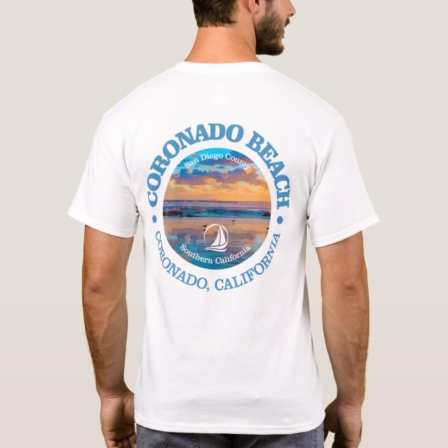 Coronado Beach (C) T-Shirt (Back)