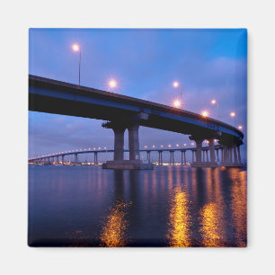 Coronado Bridge at Dusk Magnet