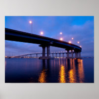 Coronado Bridge at Dusk