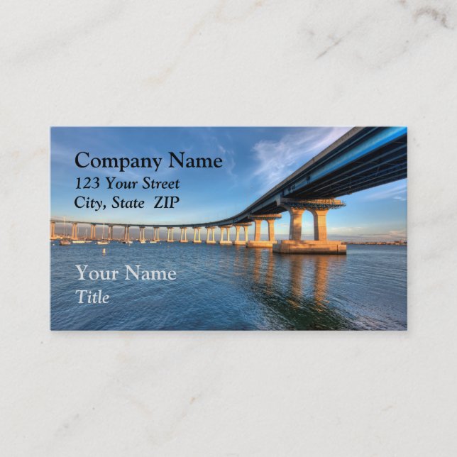 Coronado Bridge Business Cards (Front)