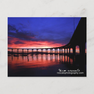 Coronado Bridge Sunrise Postcard