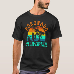 Coronado California Beach Surfing Summer Vacation T-Shirt