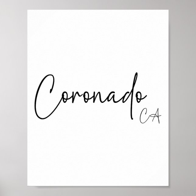 Coronado California Ca Retro  Poster (Front)