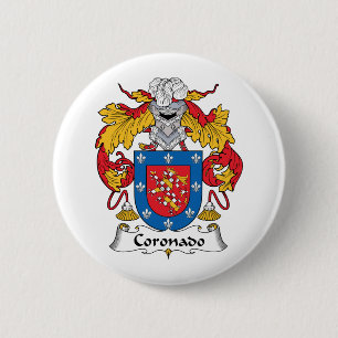 Coronado Family Crest 6 Cm Round Badge
