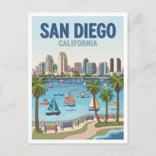 Coronado Ferry Landing San Diego California Postcard