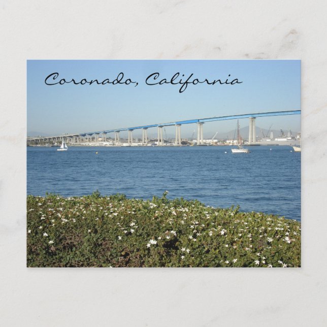 Coronado Island, CA Postcard (Front)