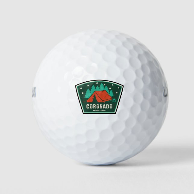 Coronado National Forest Camping Golf Balls (Front)