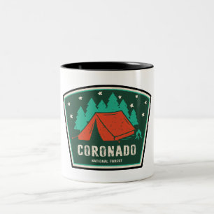 Coronado National Forest Camping Two-Tone Coffee Mug
