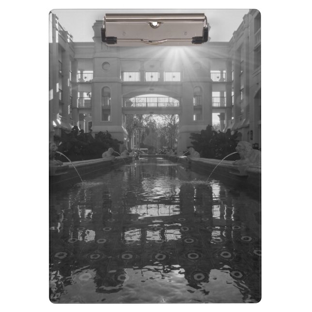 Coronado Sunburst Grayscale Clipboard (Front)
