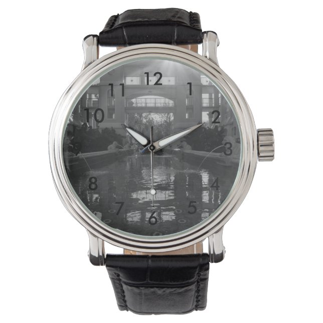 Coronado Sunburst Grayscale Watch (Front)