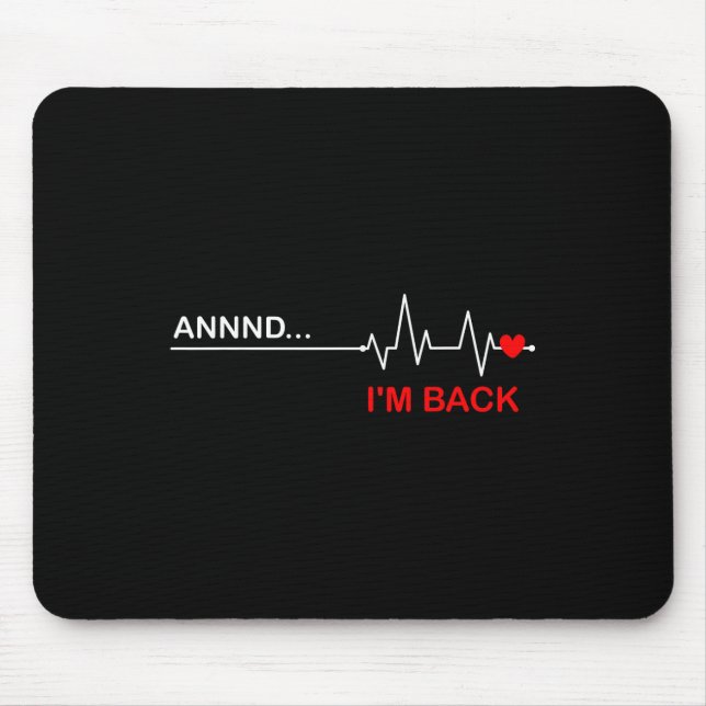 Coronary Byp Artery Open Heart Diseases Surgery He Mouse Mat (Front)