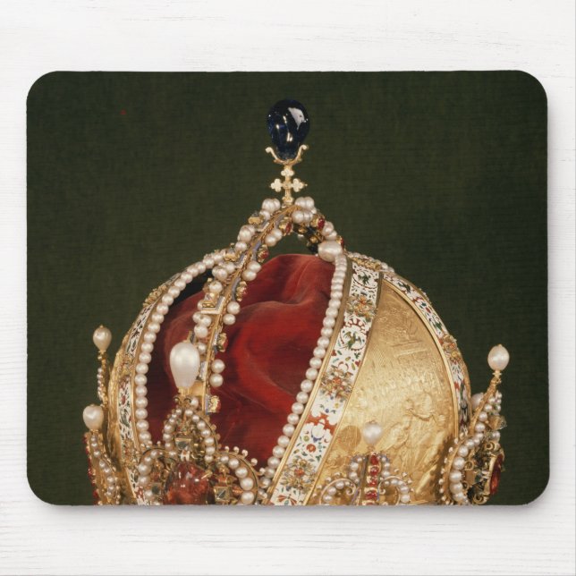 Coronation crown of Rudolph II , c.1576 Mouse Mat (Front)