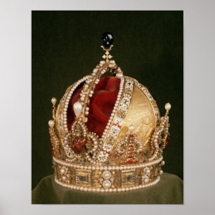 Coronation crown of Rudolph II , c.1576 Poster