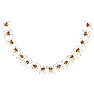 Coronation Day Crown Bunting