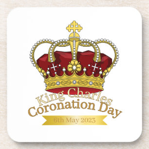 Coronation Day Crown Coaster