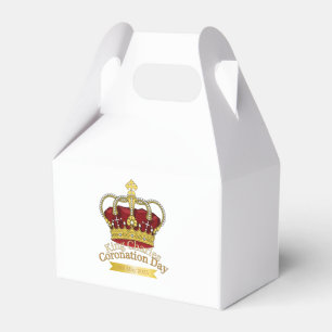 Coronation Day Crown Favour Box