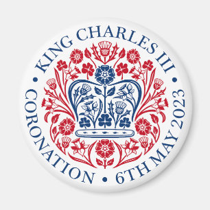 Coronation emblem magnet