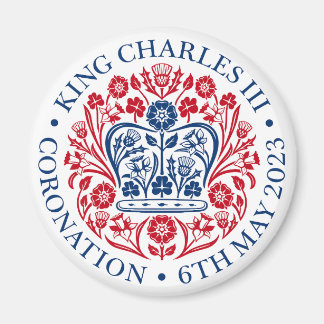 Coronation emblem magnet